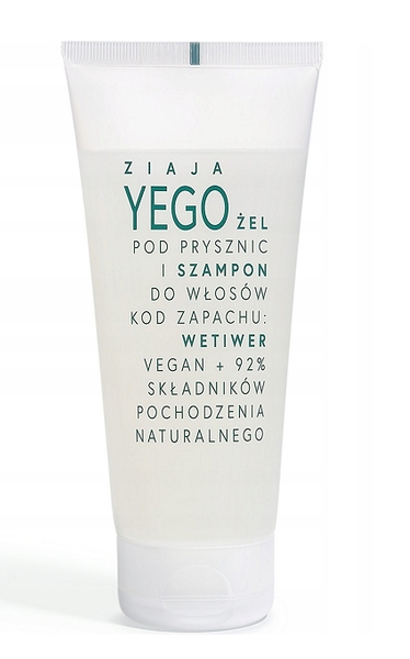Ziaja Yego Żel pod prysznic/szampon Wetiwer tubka